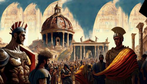 Firefly ancient rome emperors senators centurions legionaries temples palaces multi-ethnic populatio